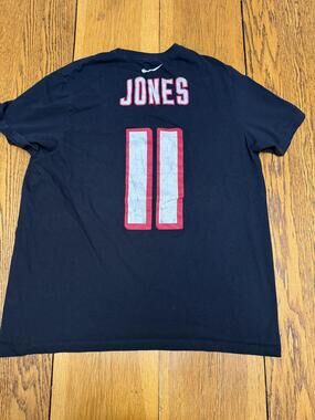 Atlanta Falcons Shirt Mens XL Black Nike Julio Jones 11 NFL Football Tee Retro